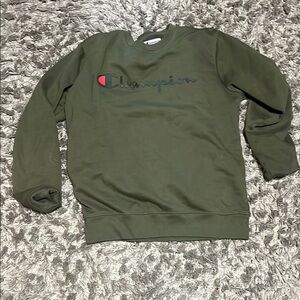 Champion Forest Green Crewneck Sweatshirt